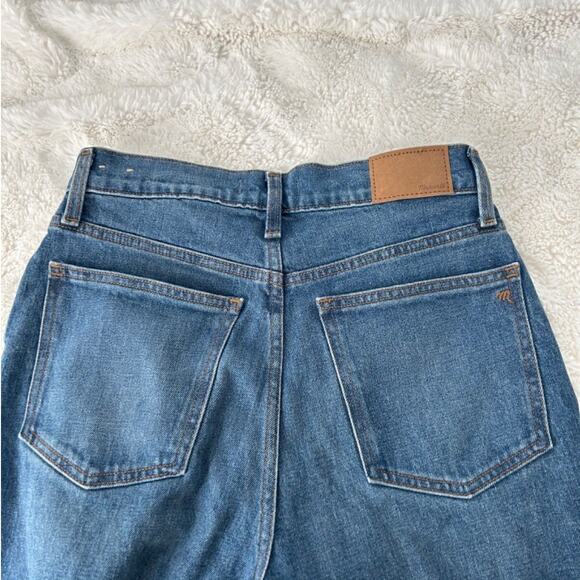 Madewell The Perfect Vintage Jeans Womens 27 Blue Denim Straight Leg Stretch‎ - Picture 4 of 5